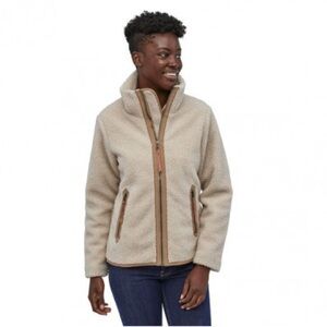 Patagonia women’s Sherpa fleece zip jacket MED outdoor Gorpcore casual cozy